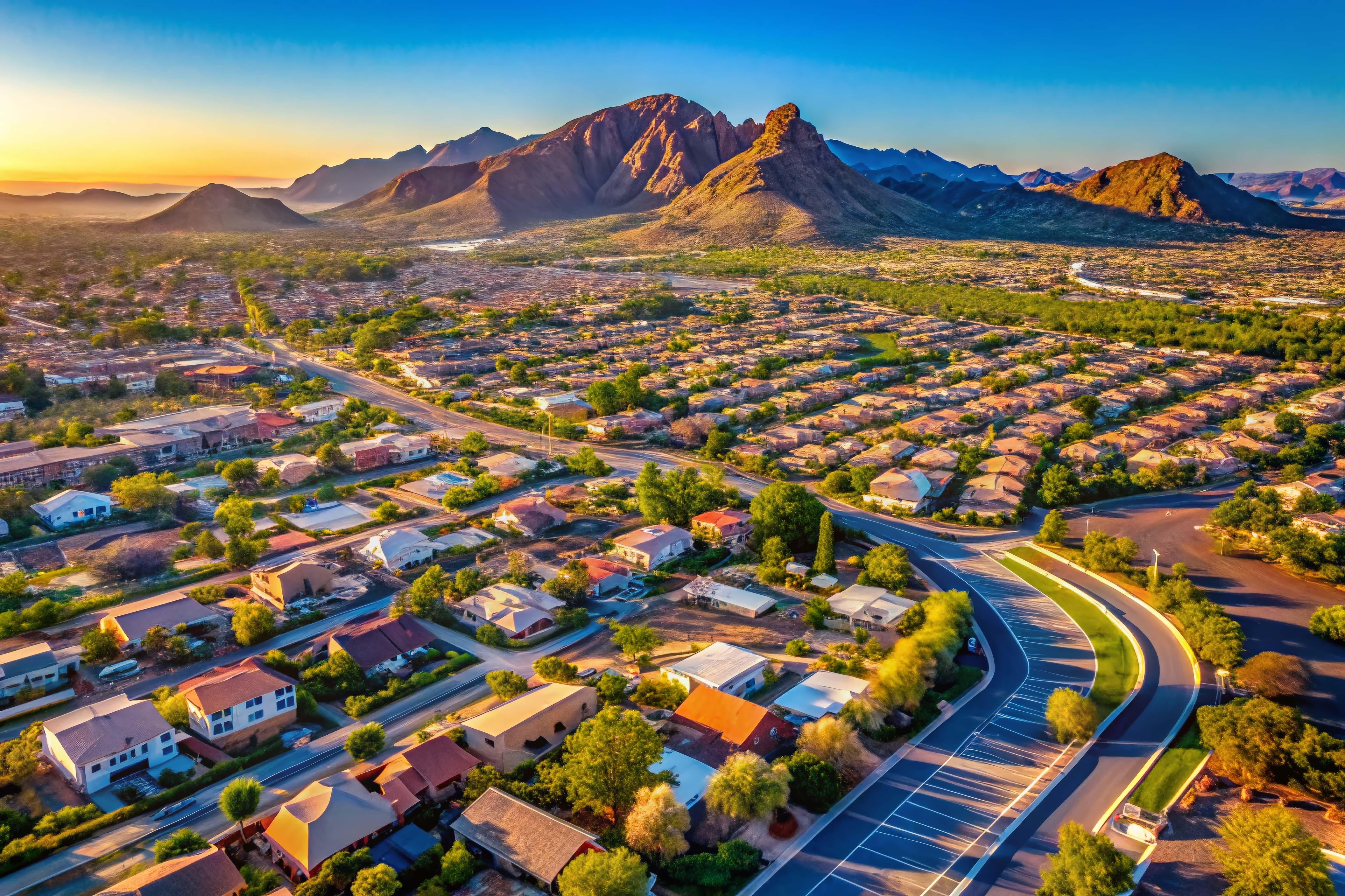 Phoenix Arizona skyline - single family house for rent Phoenix AZ, local rental listings available